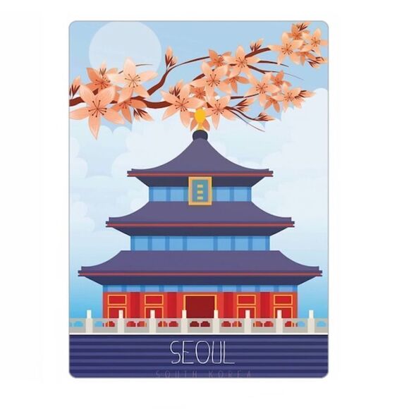 Seoul South Korea 🇰🇷 Travel Magnet - Picture 1 of 2